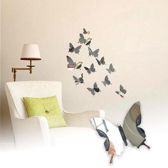 Kép valamiből Tükörlepke 12 db - ezüst