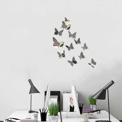 Kép valamiből Tükörlepke 12 db - ezüst