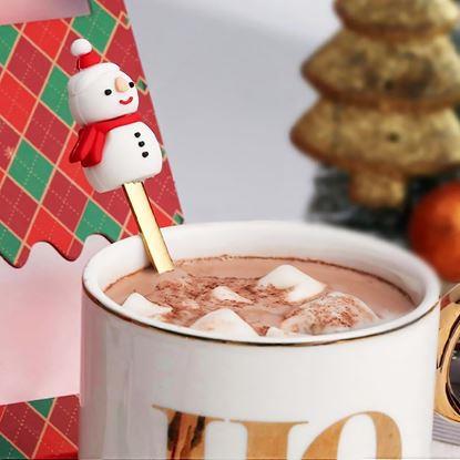 Kép Karácsonyi kanálkészlet ajándékdobozban, 4 db