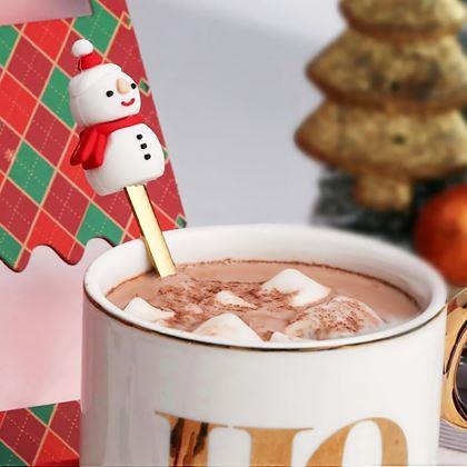 Kép valamiből Karácsonyi kanálkészlet ajándékdobozban, 4 db