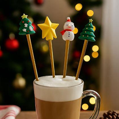 Kép valamiből Karácsonyi kanálkészlet ajándékdobozban, 4 db