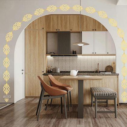 Kép valamiből Tükrös matrica ornamentumok 10 db - arany