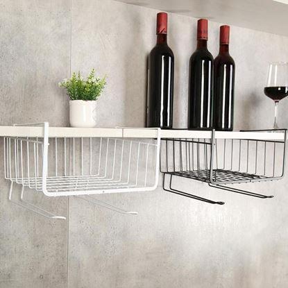 Kép Függeszthető fém kosár akasztókkal