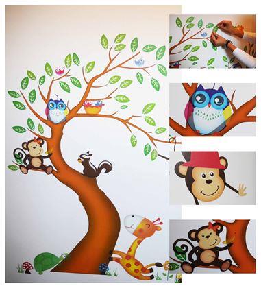 Kép valamiből Gyerek falmatricák - állatok