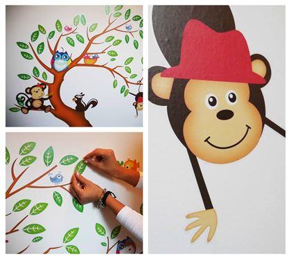 Kép valamiből Gyerek falmatricák - állatok