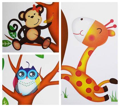 Kép valamiből Gyerek falmatricák - állatok