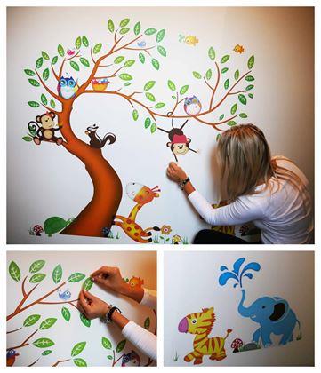 Kép valamiből Gyerek falmatricák - állatok