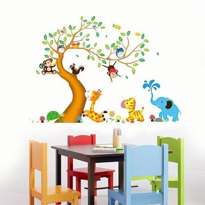 Kép valamiből Gyerek falmatricák - állatok