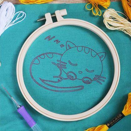 Kép valamiből Hímzés gyerekeknek  -  macska