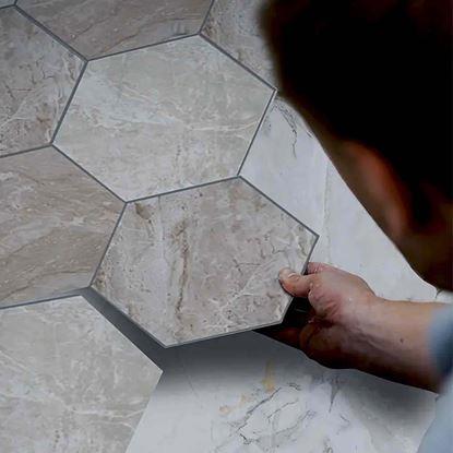 Kép 10 db öntapadós hatszögletű panel