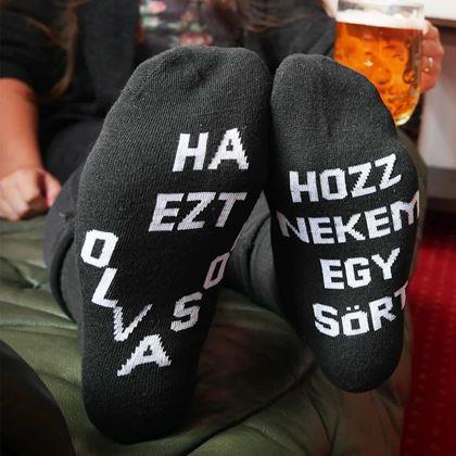 Kép valamiből Zokni - Hozz nekem egy sört