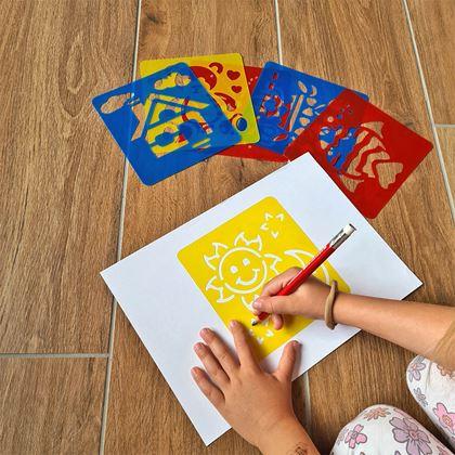 Kép valamiből Festősablonok 6 darab - világ körülöttünk