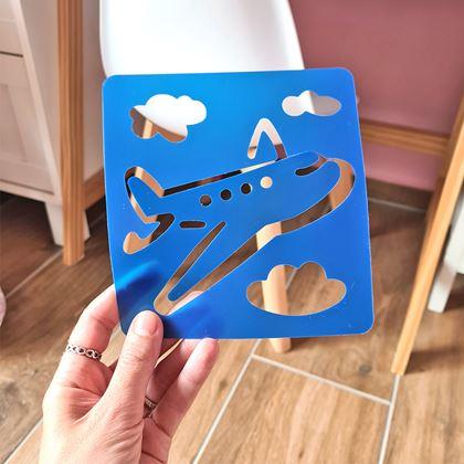 Kép valamiből Festősablonok 6 darab - közlekedési eszközök