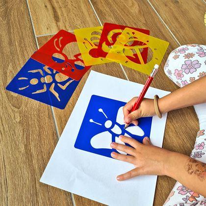 Kép valamiből Festősablonok 6 darab - állatok