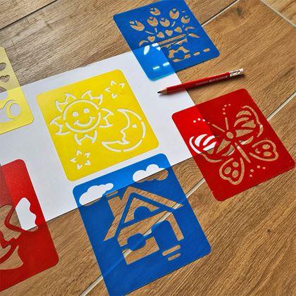 Kép valamiből Festősablonok 6 darab - világ körülöttünk