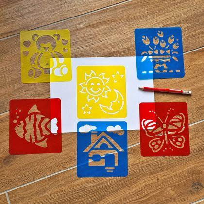 Kép valamiből Festősablonok 6 darab - világ körülöttünk