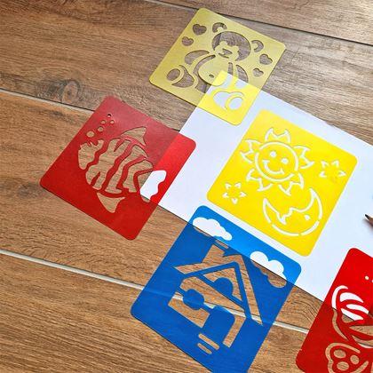 Kép valamiből Festősablonok 6 darab - világ körülöttünk