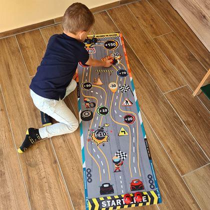 Kép valamiből Játékszőnyeg - versenyautók