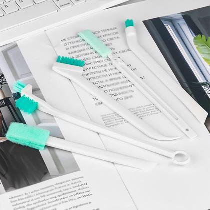 Kép valamiből Nehéz hozzáférhető helyek tisztítására szolgáló kefék készlete, 5 db