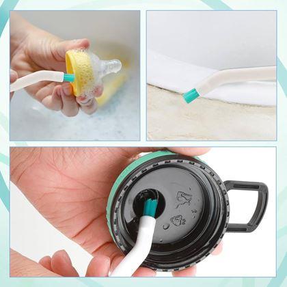 Kép valamiből Nehéz hozzáférhető helyek tisztítására szolgáló kefék készlete, 5 db