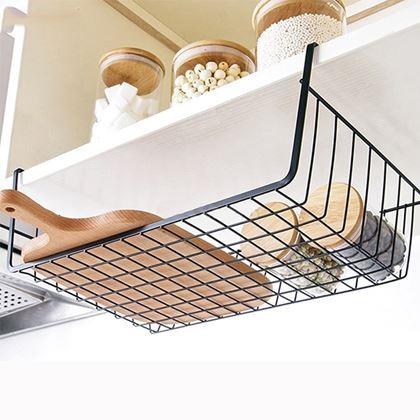 Kép valamiből Kiegészítő akasztható fémkosár - fekete