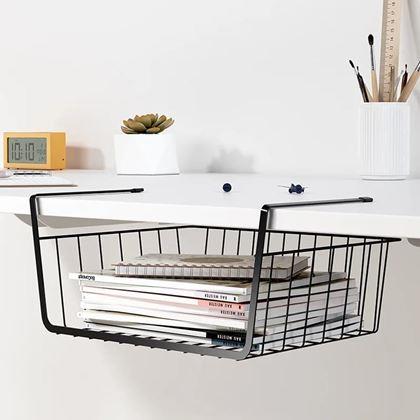 Kép valamiből Kiegészítő akasztható fémkosár - fekete