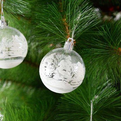 Kép Karácsonyi díszek 6 db - átlátszó