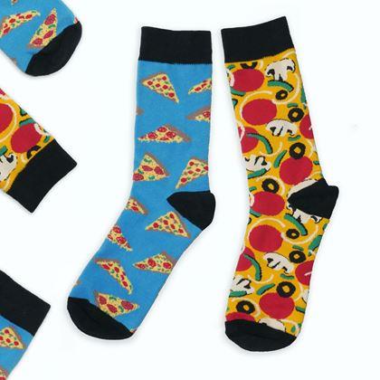 Kép valamiből Vidám zokni - pizza