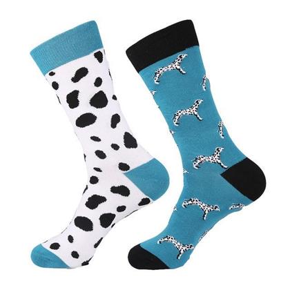 Kép valamiből Vidám zokni - dalmatiai