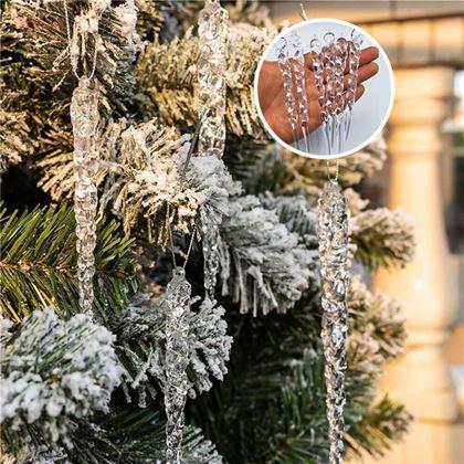 Kép valamiből Karácsonyi díszek jégcsapok 12 db