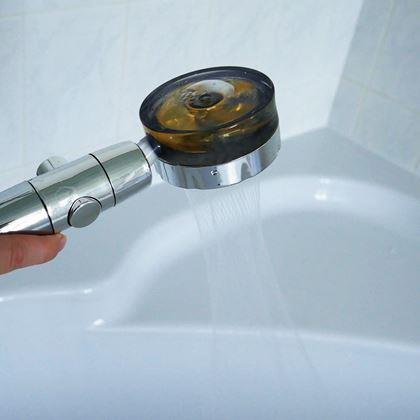 Kép valamiből Víztakarékos forgó zuhanyfej  -  arany