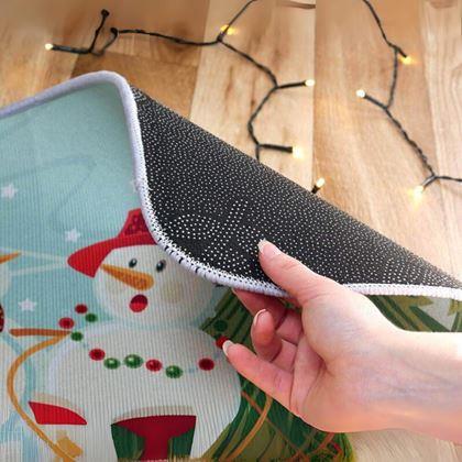 Kép valamiből Karácsonyi lábtörlő  -  hóemberek