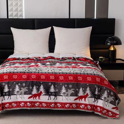 Kép Karácsonyi mikropolár takaró erdei királyság 150 x 200 cm