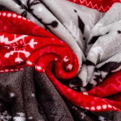 Kép valamiből Karácsonyi mikropolár takaró erdei királyság 150 x 200 cm