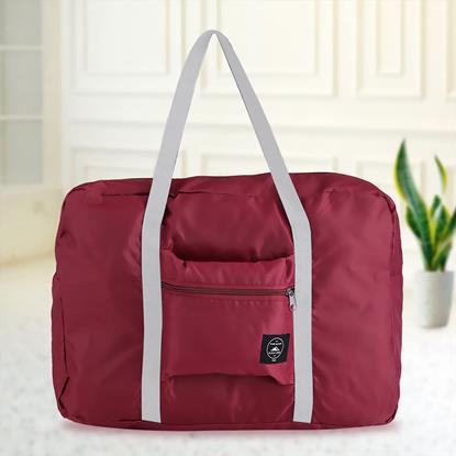 Kép Összehajtható utazótáska – bordó