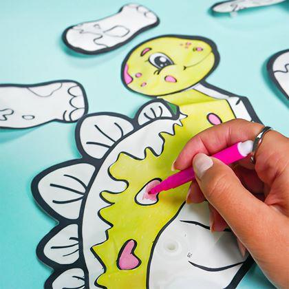 Kép valamiből Felfújható kifestőkönyv - Stegoszaurus