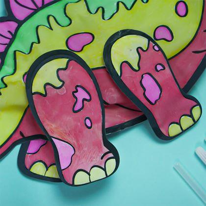 Kép valamiből Felfújható kifestőkönyv - Stegoszaurus