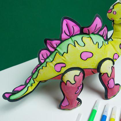 Kép valamiből Felfújható kifestőkönyv - Stegoszaurus