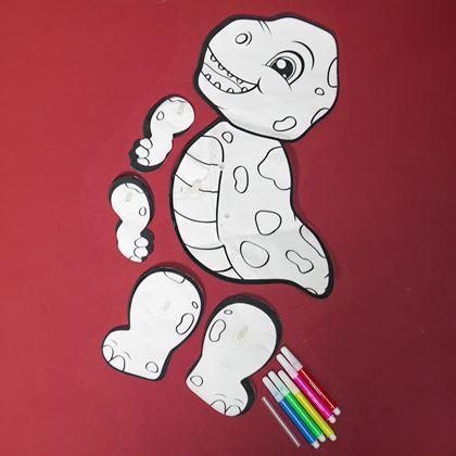 Kép valamiből Felfújható kifestőkönyv - T-Rex