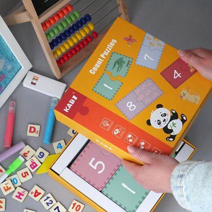 Kép valamiből Oktató puzzle – számolás, 20 darab