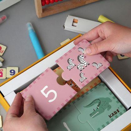 Kép valamiből Oktató puzzle – számolás, 20 darab