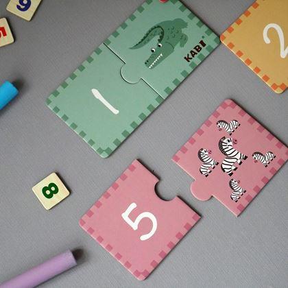 Kép valamiből Oktató puzzle – számolás, 20 darab