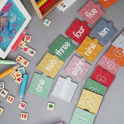 Kép valamiből Oktató puzzle – számolás, 20 darab