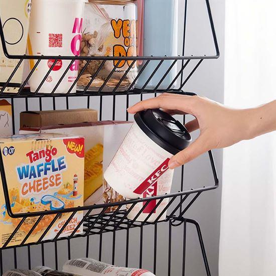 Kép valamiből Háromszintes, egymásra rakható fémrendező