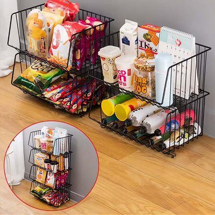 Kép valamiből Háromszintes, egymásra rakható fémrendező