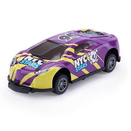 Kép valamiből Átfordulós kaszkadőr játékautó  - sárga-lila