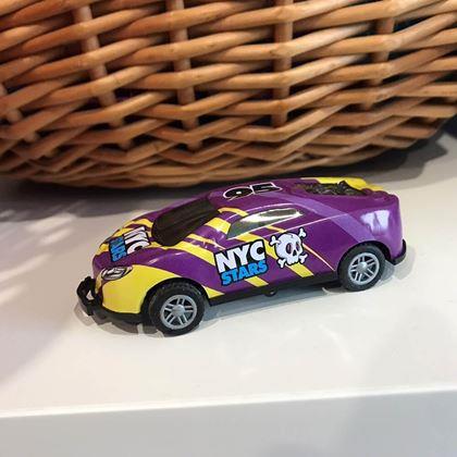 Kép valamiből Átfordulós kaszkadőr játékautó  - sárga-lila