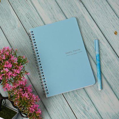 Kép valamiből Dátum nélküli határidőnapló  -  kék