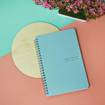 Kép valamiből Dátum nélküli határidőnapló  -  kék