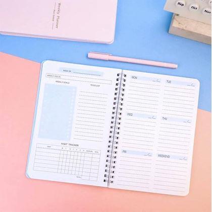 Kép valamiből Dátum nélküli határidőnapló  -  kék